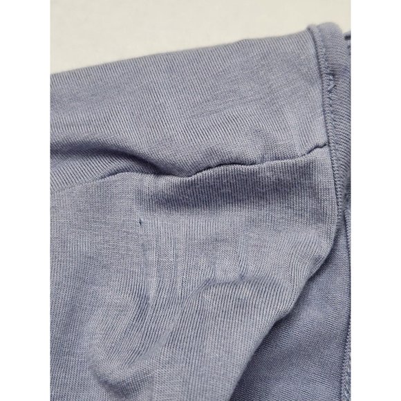 Threads 4 Thought Women's Sz L Purple Cap Sleeve Crochet Back Modal Top - Picture 6 of 8